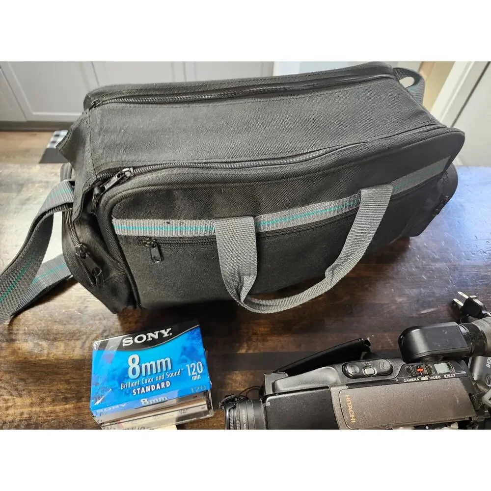 Hitachi VM-E58A 8mm Video Camcorder Camera Recorder Bundle Pack For Parts